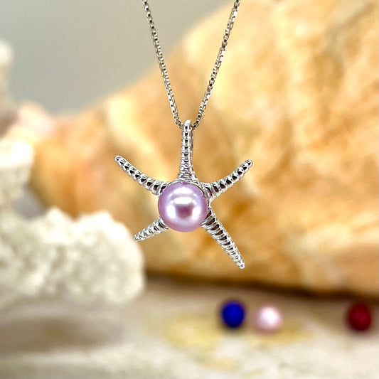 Simple Starfish Sterling Silver Pendant - New Arrival