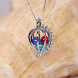 Shine Bright Sterling Silver Edison Cage Pendant
