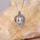 Shine Bright Sterling Silver Edison Cage Pendant