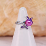 Lilac Kisses Sterling Silver Ring