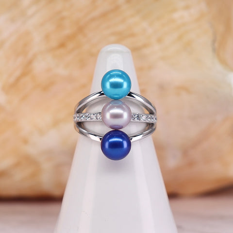 Three Wishes Sterling Silver Ring