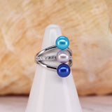 Three Wishes Sterling Silver Ring