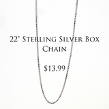 Sterling Silver Box Chains