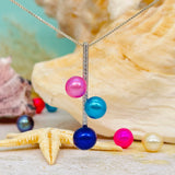 Threefold Sterling Silver 3 Pearl Pendant