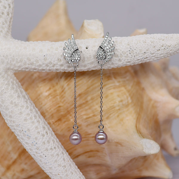 Broken Wings Sterling Silver Earrings