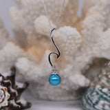 Crashing Wave Sterling Silver Pendant